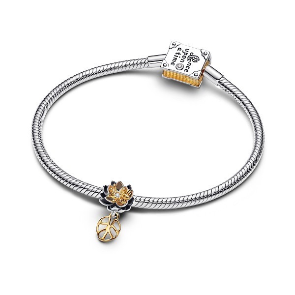 Disney x Pandora Талисман Лотосът на Принцеса Тиана