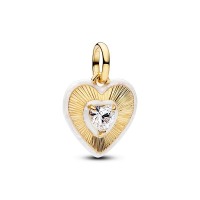 Pandora Талисман висулка Искрящо сърце