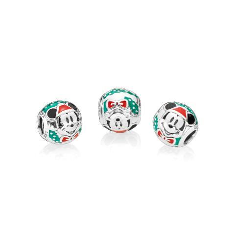 Disney x Pandora Талисман Коледа с Мики