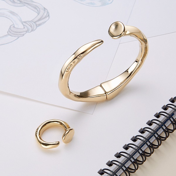 UNOde50 Пръстен Gold Nail