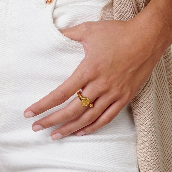 UNOde50 Пръстен Gold Nail