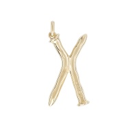 UNOde50 Висулка X - Gold