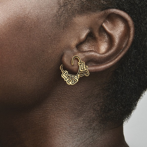 Keith Haring x Pandora Обеца (единична) Walking Heart