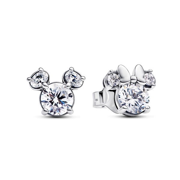 Disney x Pandora Обеци Мики и Мини Маус