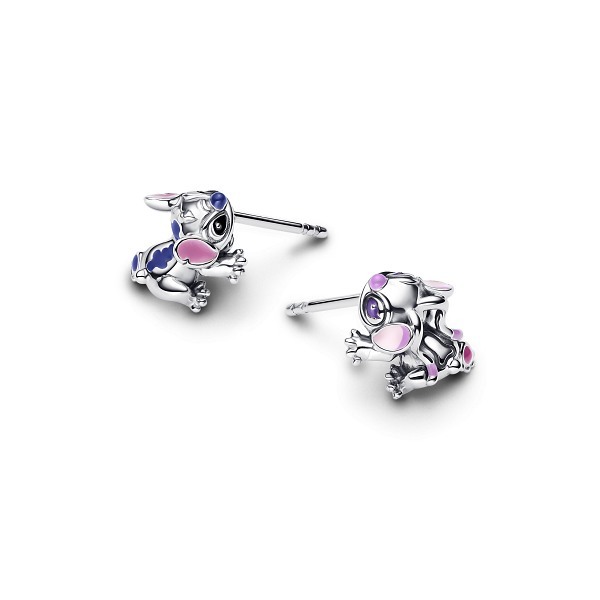 Disney x Pandora Обеци Стич и Ейнджъл