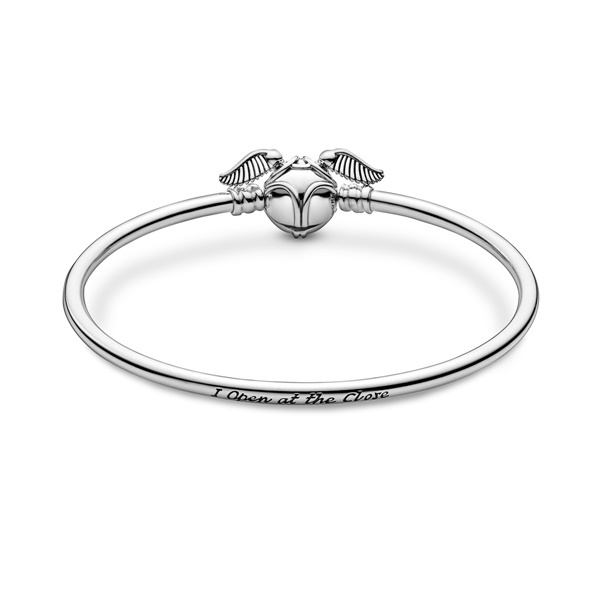 Harry Potter x Pandora твърда гривна Златен снич