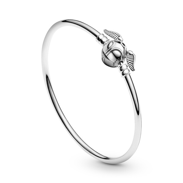 Harry Potter x Pandora твърда гривна Златен снич
