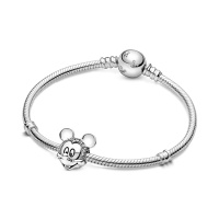 Disney x Pandora Клипс Мики искрящ портрет