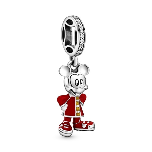 Disney x Pandora Талисман висулка Disney, Qipao Мики