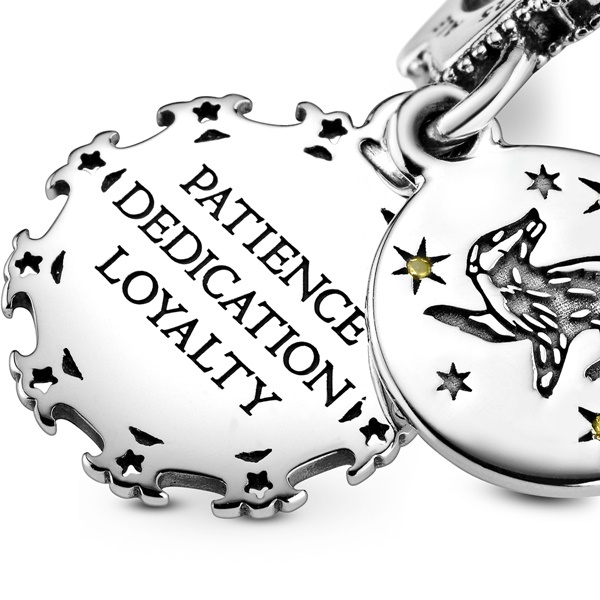 Harry Potter x Pandora Талисман висулка Дом Хафълпаф