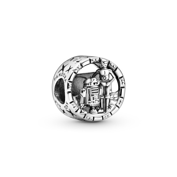 Star Wars x Pandora Талисман C3PO & R2D2