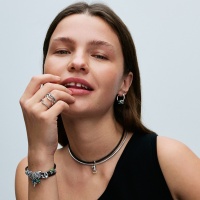 Pandora Гривна Кожена гривна