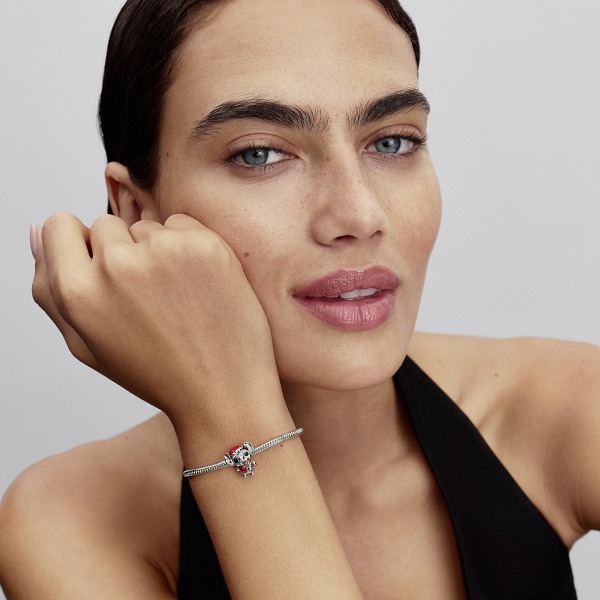 Disney x Pandora Талисман Стич обича Коледа