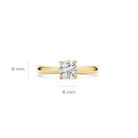 Blush Пръстен 14k