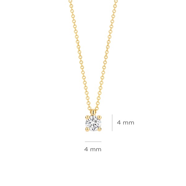 Blush Колие 14k