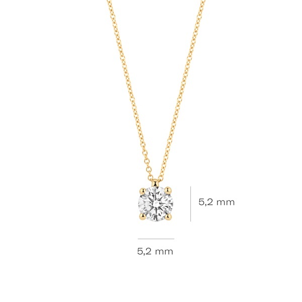 Blush Колие 14k