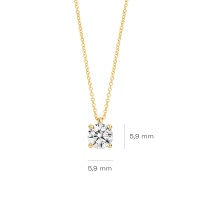Blush Колие 14k