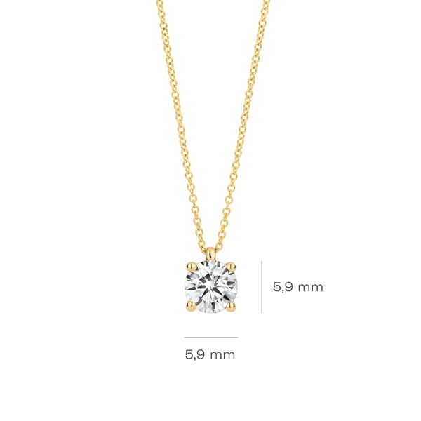 Blush Колие 14k