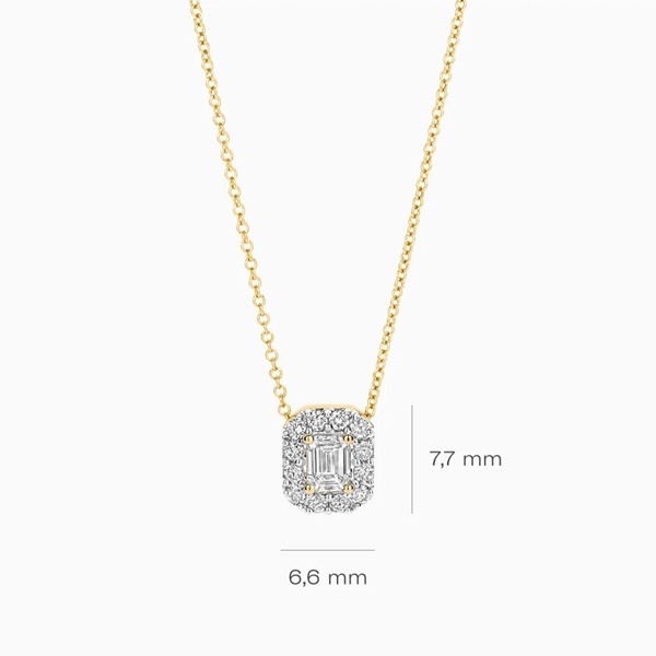 Blush Колие 14k
