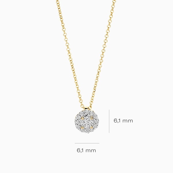 Blush Колие 14k