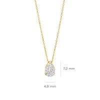 Blush Колие 14k