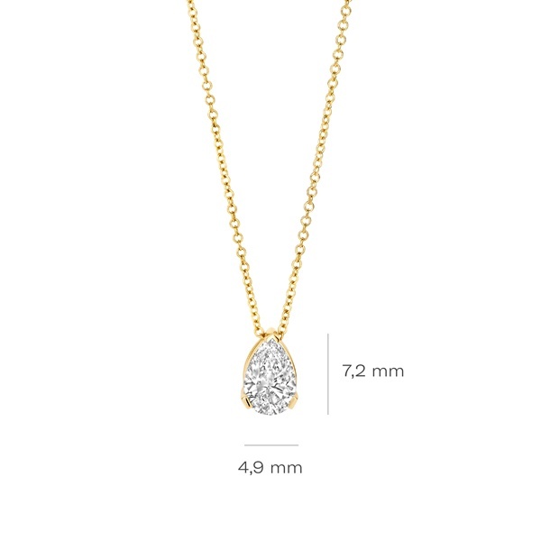 Blush Колие 14k