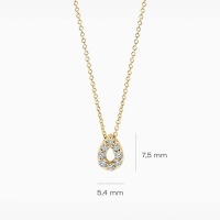Blush Колие 14k