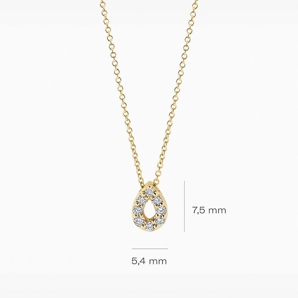 Blush Колие 14k