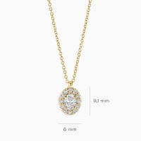 Blush Колие 14k
