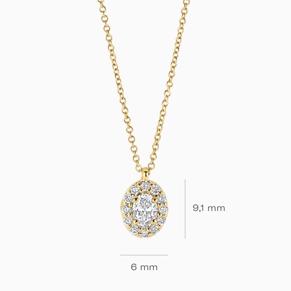 Blush Колие 14k
