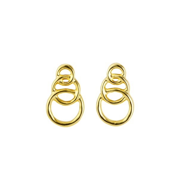 UNOde50 Обеци Gold Chain By Chain