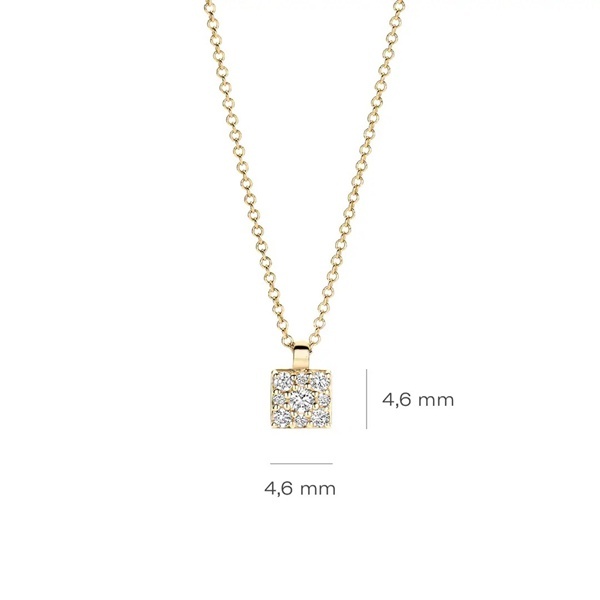 Blush Колие 14k